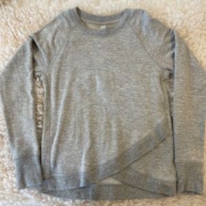 Athleta Girl Cozy Long Sleeve Sweatshirt Grey Heather | 2/$25